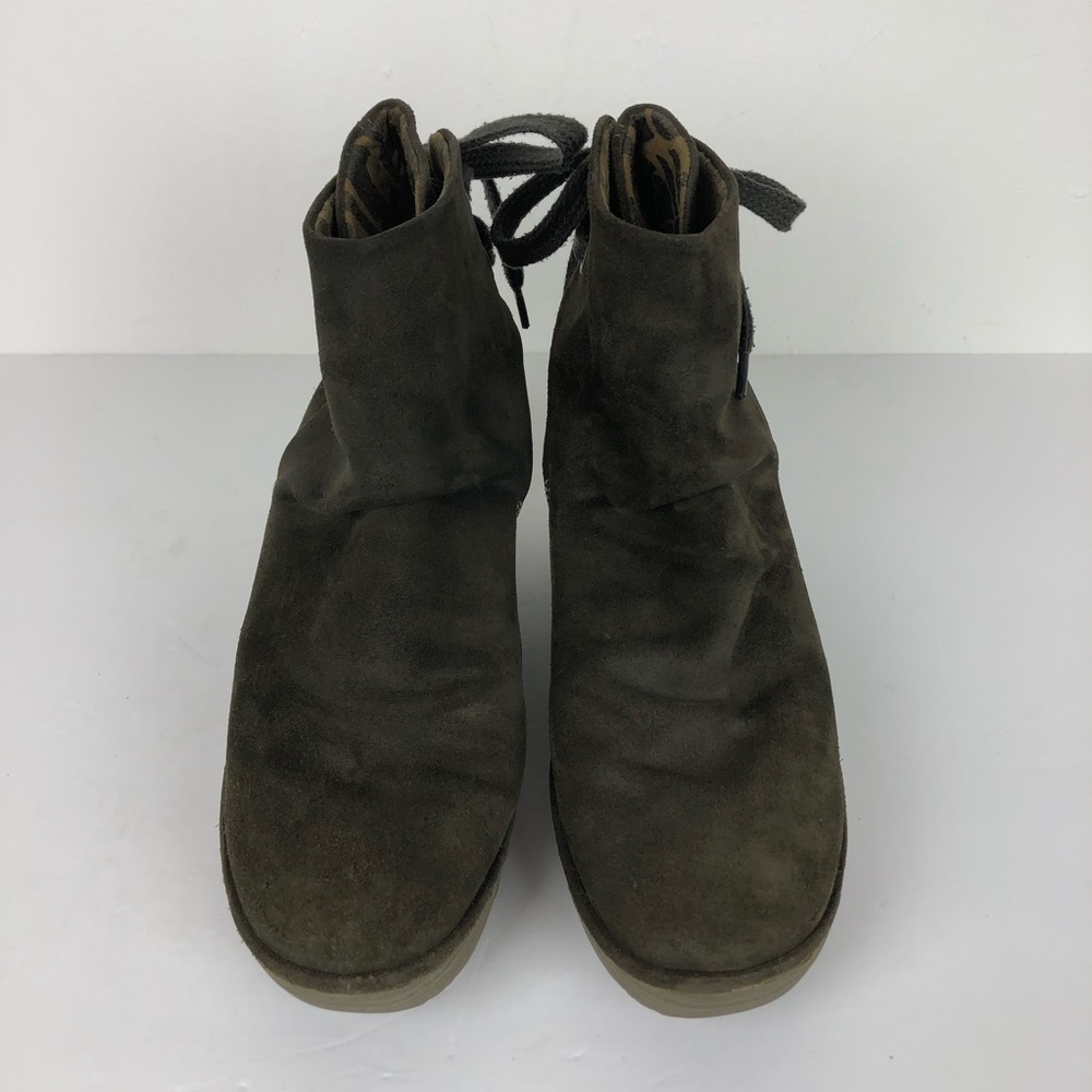 Fly London Dark Brown Ankle Boots